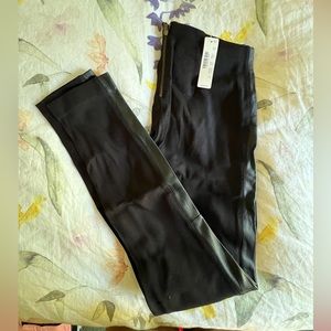 J.Crew Leather Tuxedo Stripe Pixie Pant